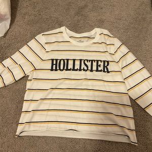 Hollister Long sleeve cropped shirt